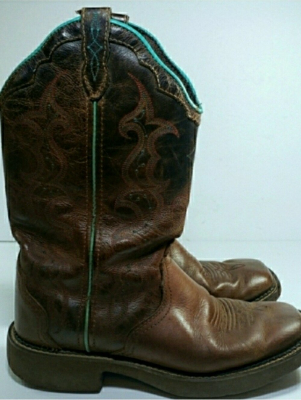 Justin Boots Leather Western Gypsy Cowboy Boots